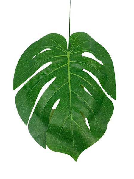 Liść monstera 41 cm zielony
