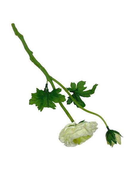 Pełnik gałązka 35 cm kremowy z zielonym środkiem