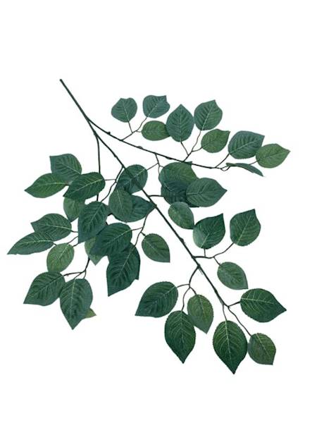 Liść róży 57 cm zielony omszony