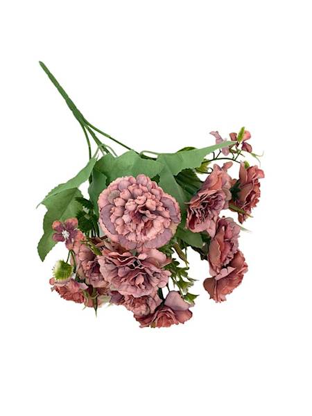 Goździk bukiet 27 cm brudny róż