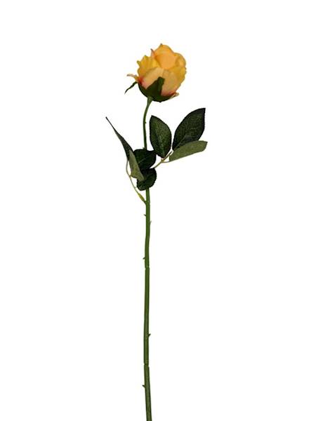 Róża gałązka 60 cm żółta