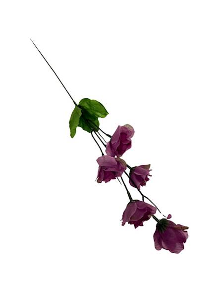 Róża gałązka 40 cm brudny fiolet