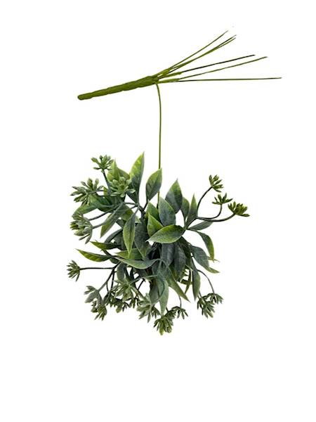 Bukiet koper 45 cm zielony bielony