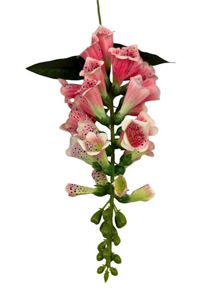 Naparstnica dzwoneczki gałązka 78 cm koralowa