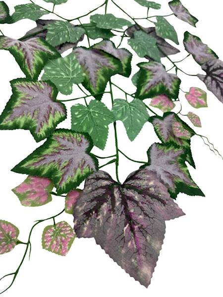 Liść winogron zielony z fioletem 70 cm