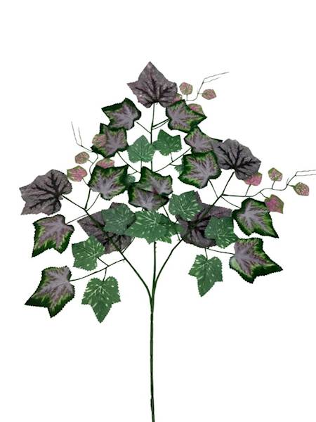 Liść winogron zielony z fioletem 70 cm