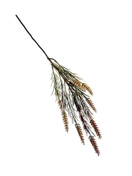 Trawa gałązka 46 cm beżowa bielona