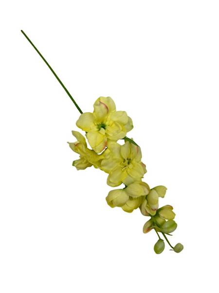 Ostróżka gałązka 44 cm żółta