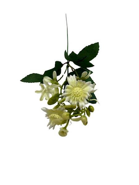 Dodatek pik gałązka 48 cm kremowy