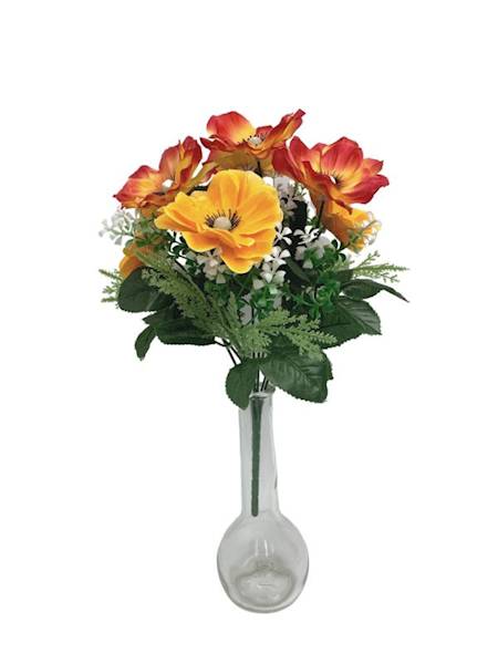 Anemon bukiet 29 cm pomarańczowy