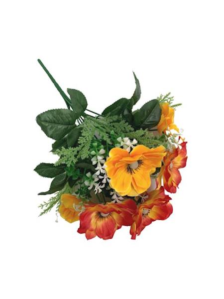 Anemon bukiet 29 cm pomarańczowy