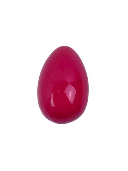 Jajo gęsie zawieszka 11 cm mocny róż