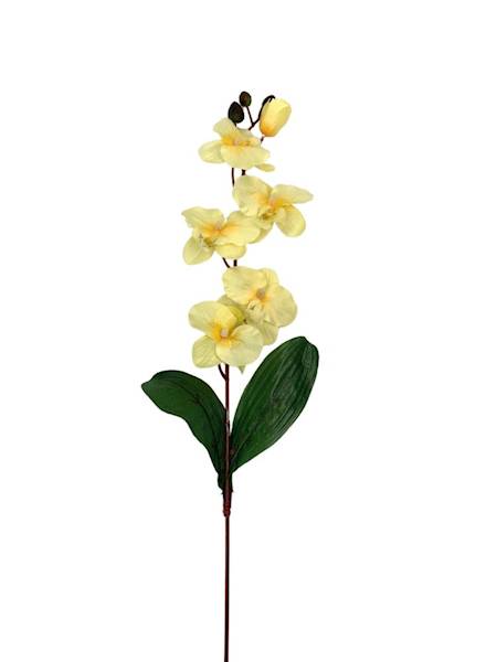 Storczyk gałązka 77 cm żółty