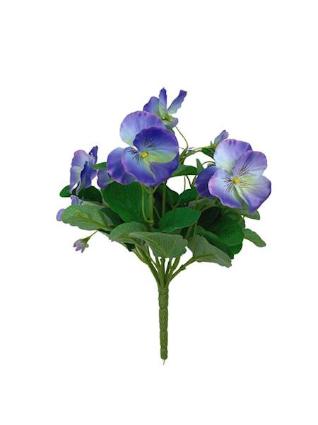 Bukiet bratek 30 cm niebieski