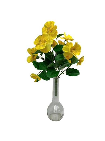 Bukiet bratek 30 cm żółty