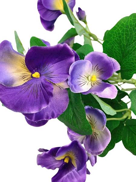 Bukiet bratek 30 cm fioletowy