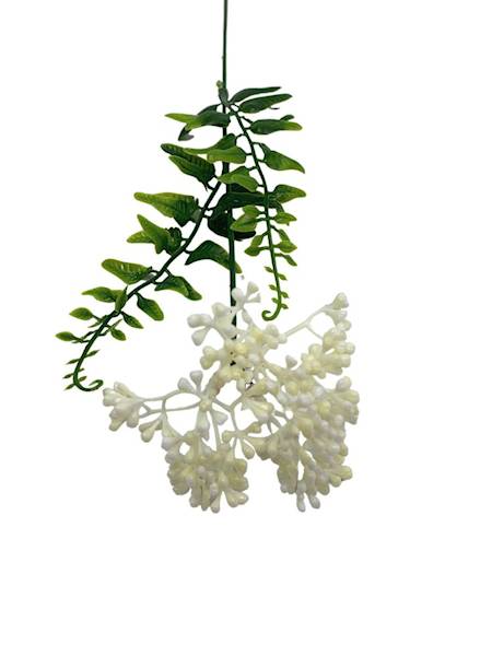 Dodatek z kulkami 45 cm biały