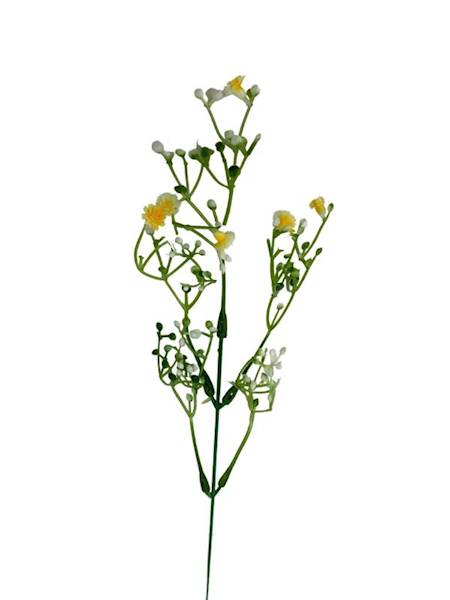 Dodatek gipsówka 55 cm biało pomarańczowy