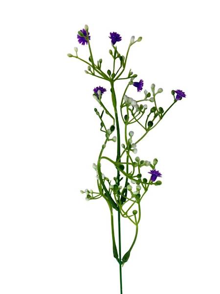 Dodatek gipsówka 55 cm biało fioletowy