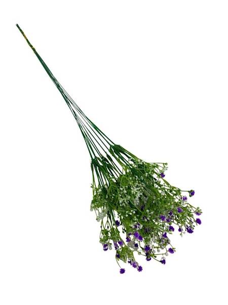 Dodatek gipsówka 55 cm biało fioletowy