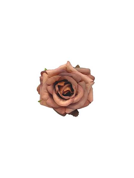 Róża główka 6 cm ceglana
