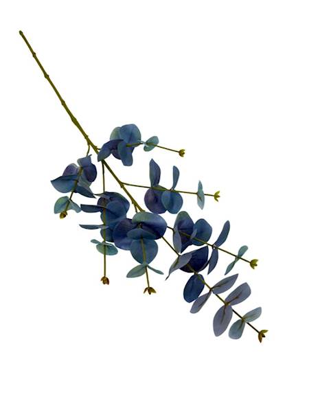 Eukaliptus gałązka 70 cm niebieski