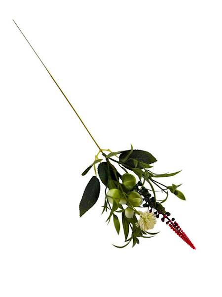 Dodatek gałązka 47 cm czerwony