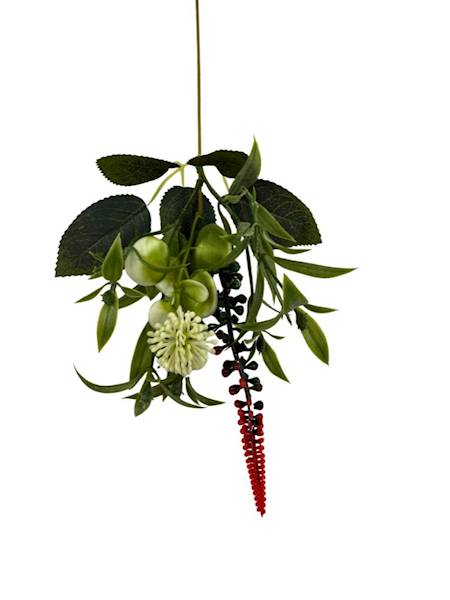 Dodatek gałązka 47 cm czerwony