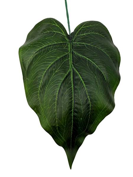 Liść silikonowy alokazja gałązka 55 cm