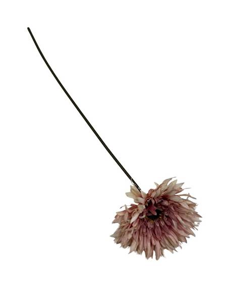 Gerbera gałązka 45 cm brudny róż i krem