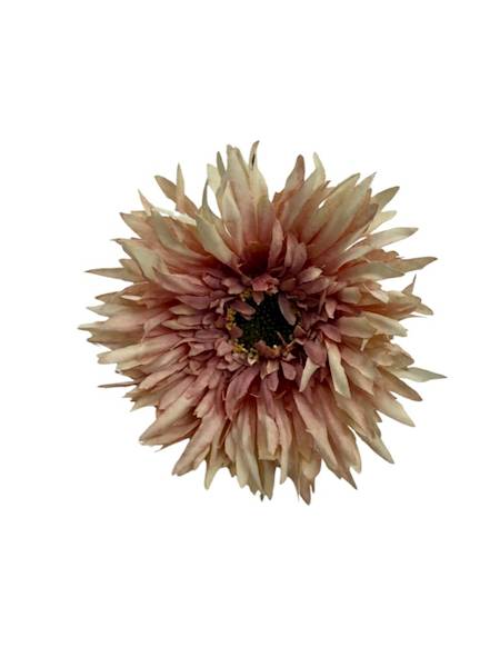 Gerbera gałązka 45 cm brudny róż i krem