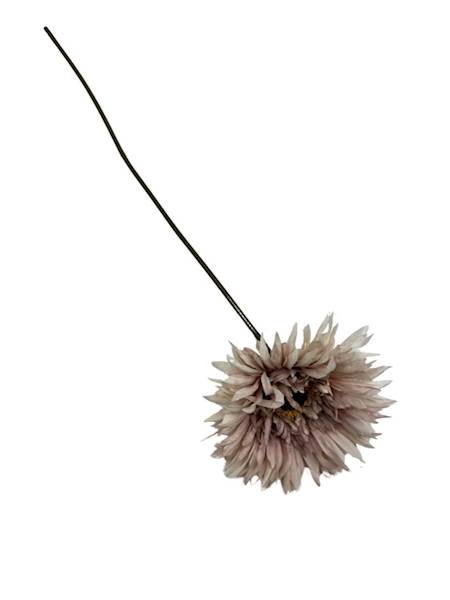 Gerbera gałązka 45 cm brudny fiolet i krem