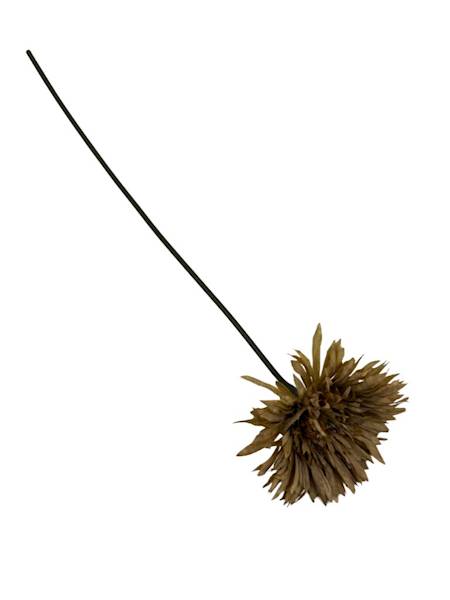 Gerbera gałązka 45 cm musztardowa