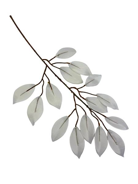 Fikus gałązka 53 cm biały