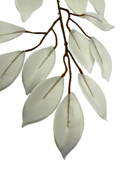 Fikus gałązka 53 cm biały