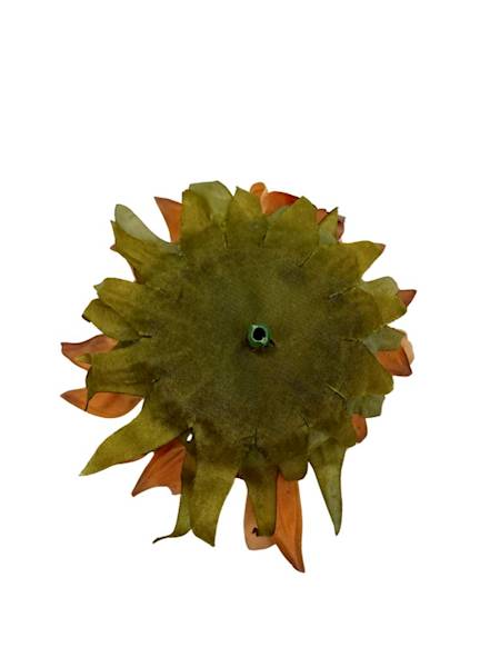 Słonecznik główka 10 cm jasny pomarańcz