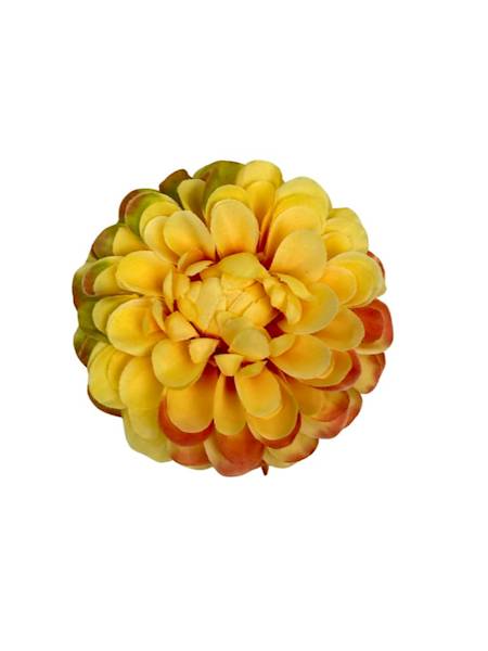 Dalia główka 11 cm żółta