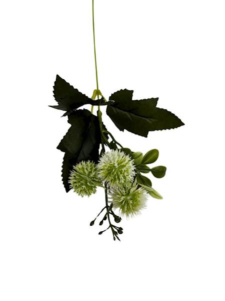 Dodatek czosnek gałązka 38 cm biały