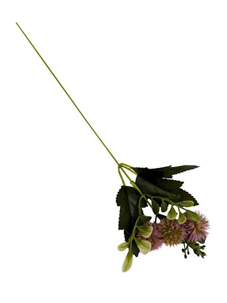 Dodatek czosnek gałązka 38 cm różowy