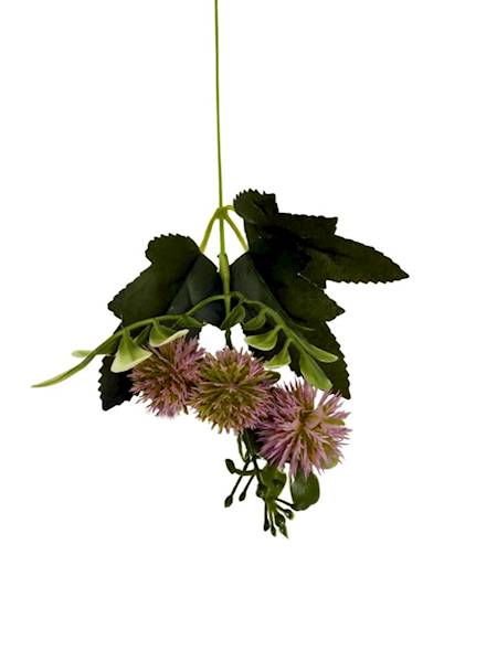 Dodatek czosnek gałązka 38 cm jasny fiolet