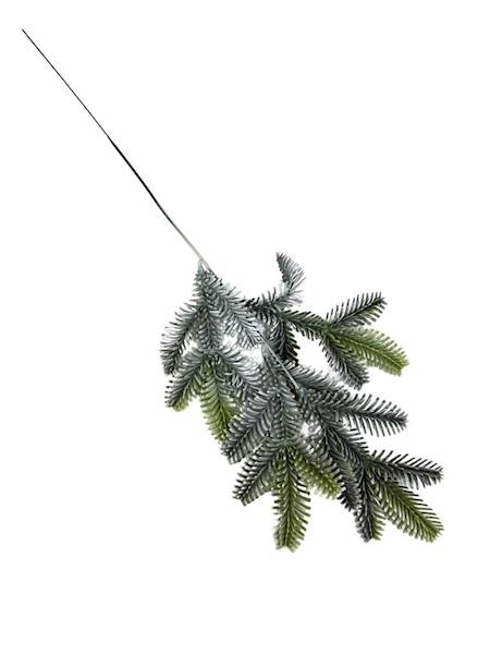 Dodatek gałązka 53 cm zielony bielony