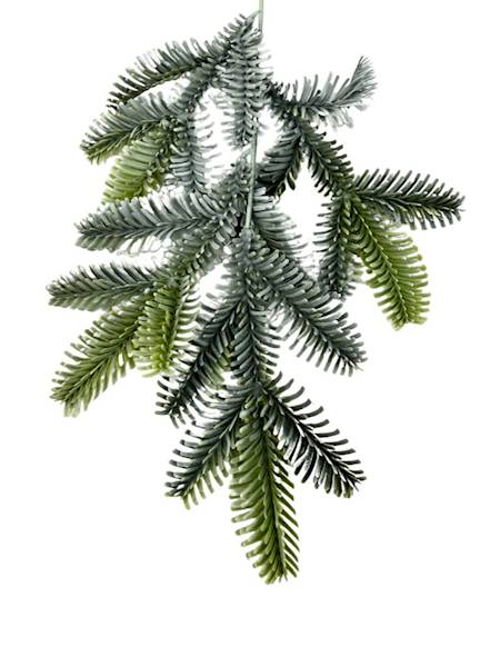 Dodatek gałązka 53 cm zielony bielony