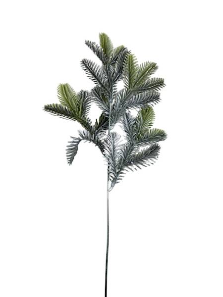 Dodatek gałązka 53 cm zielony bielony