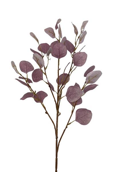 Eukaliptus gałązka 56 cm fioletowy