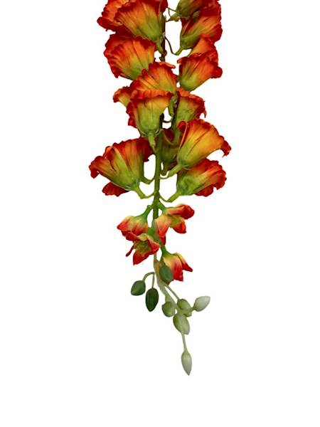 Gałązka dzwoneczki 96 cm pomarańcz