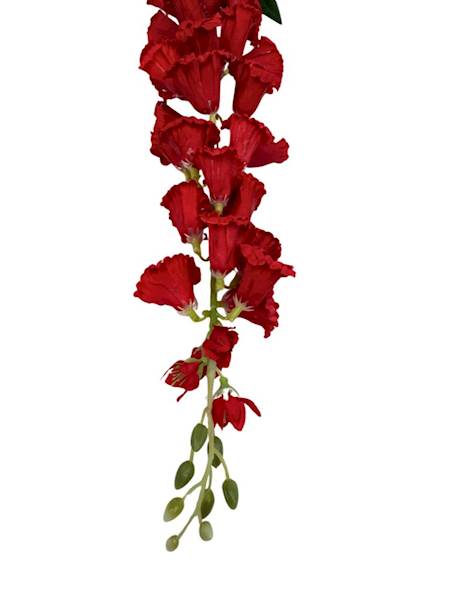 Gałązka dzwoneczki 96 cm czerwone