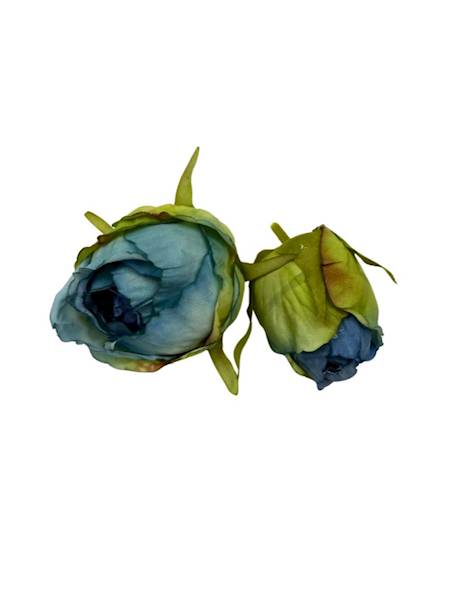 Róża główka + pąk niebieski