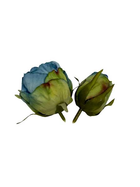 Róża główka + pąk niebieski