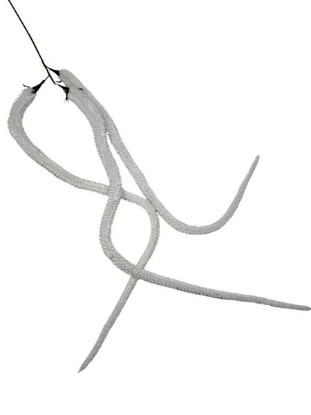 Amarantus 120 cm biały