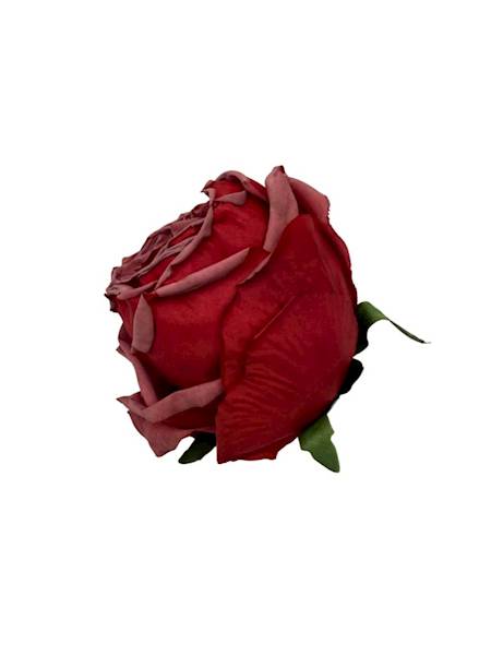 Róża główka 8 cm czerwona